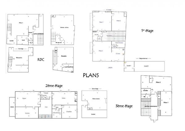 THIZY-LES-BOURG (69240) Immeuble de rapport , 5 appartements, garage et terrain 760m²