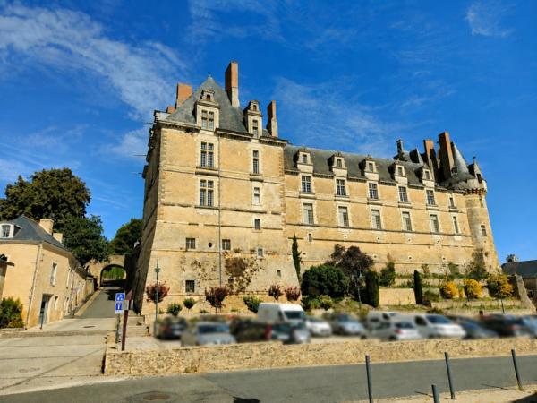 DURTAL – Élégante maison de maître au pied du château, avec accès au Loir