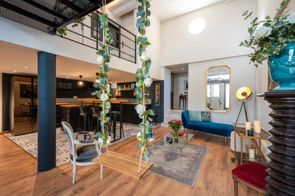 Montpellier (34000) Ancien atelier d'imprimerie de 106m2 transformé en Loft avec terrasse