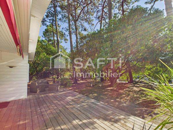 À vendre – Chalet Rousseaux à Lège-Cap-Ferret, parcelle exceptionnelle de 1015 m² à deux pas de la plage