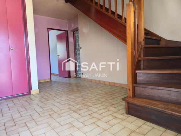Maison individuelle d’habitation, 3 chambres, garage, terrain