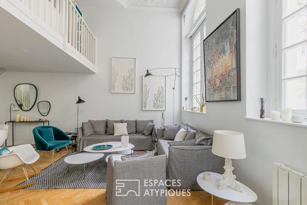 Triplex avec terrasse dans un hôtel particulier