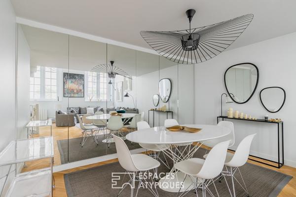 Triplex avec terrasse dans un hôtel particulier