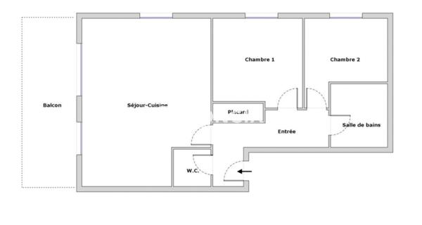 À vendre Appartement 3 pièces 63.8 m² - Décines-charpieu 69150
