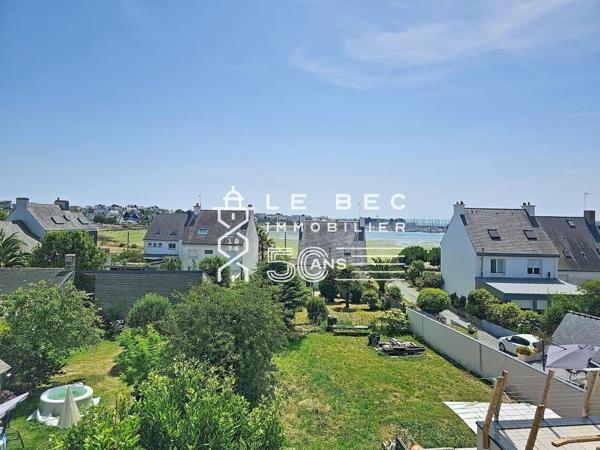 LOCMIQUÉLIC : Appartement T3 lumineux avec vue sur la mer et la rade