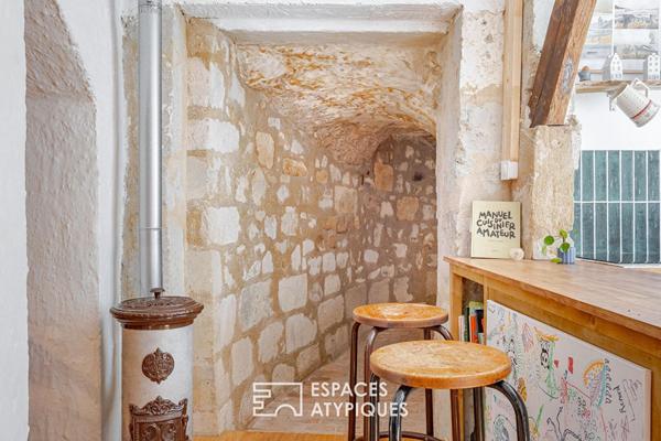 Habitat troglodytique au charme ligérien