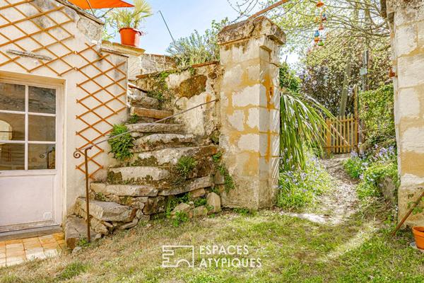 Habitat troglodytique au charme ligérien