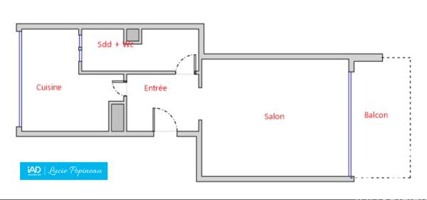 Studio à vendre 33,5 m² Fresnes