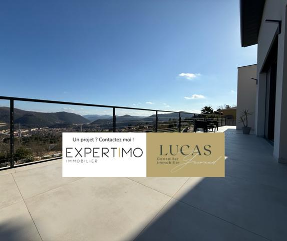 Lodève (34700) Villa contemporaine 215 m² habitables – Vue dominante – Classe énergétique A