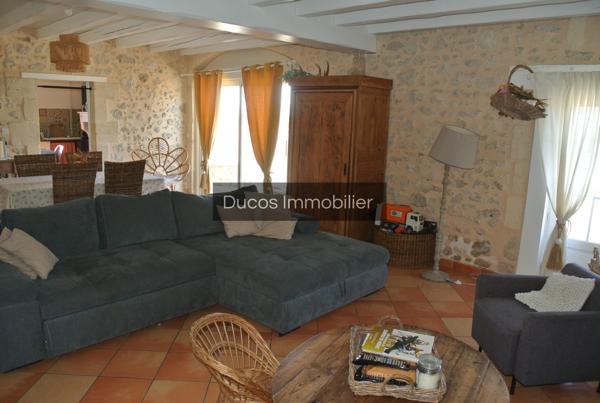 Belle rénovation pour cette Maison en pierre à 1 H de Bordeaux
