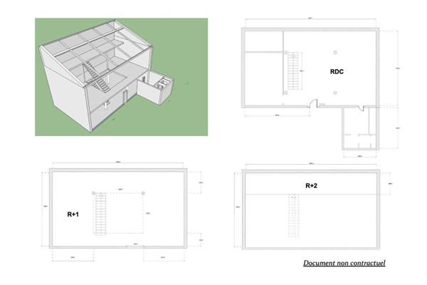 Loft de bureaux en triplex – Wagram-Pereire