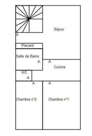Appartement  atypique, de caractère au cœur même de La Rochelle et à 50 m du port !