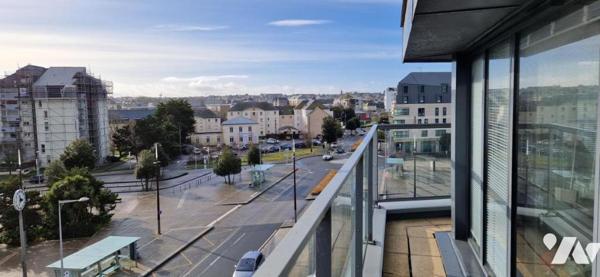 Saint Malo - Médiathèque - Appartement (105.89m²) - 2 chambres - balcon Sud - Ascenseur - Garage