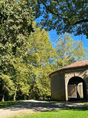 MARCIAC (32): Beau CHATEAU dominant sur 8ha ideal accueil public, EVENEMENTIEL, résidence séniors, communauté, habitat partagé