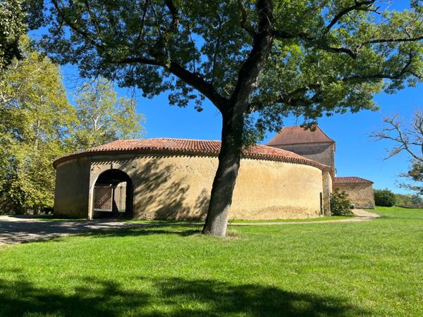 MARCIAC (32): Beau CHATEAU dominant sur 8ha ideal accueil public, EVENEMENTIEL, résidence séniors, communauté, habitat partagé