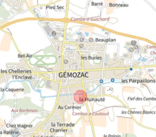 Achat terrain près de GEMOZAC - 533 m² - 47 900 €