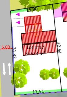 Achat terrain près de GEMOZAC - 533 m² - 47 900 €