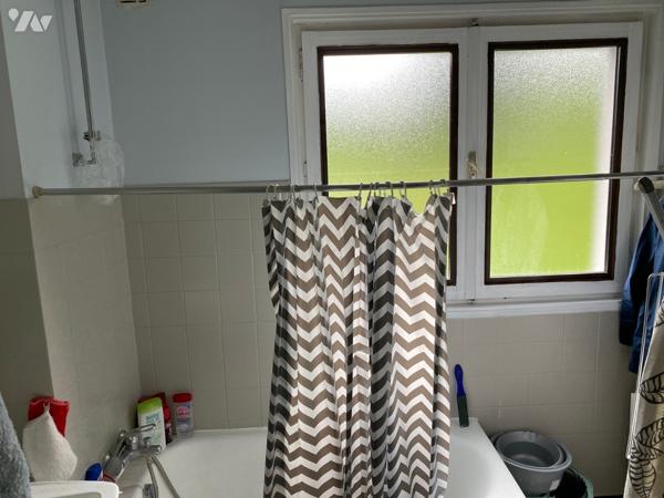 appartement de 3 pièces 2 balcons 2 chambres salle de bains cuisine salon/salle à manger cheminée