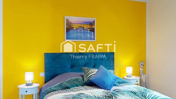 T4 rénové avec terrasse et vue baie d’Ajaccio