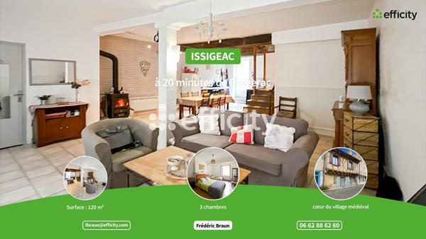 Maison 4 pièces - 120 m²