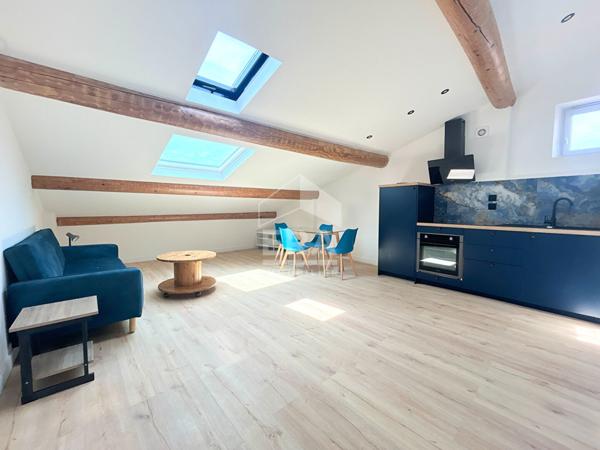 A LOUER 84240 LA TOUR D'AIGUES CENTRE VILLE APPARTEMENT MEUBLE TYPE 2 PIECES AVEC CAVE