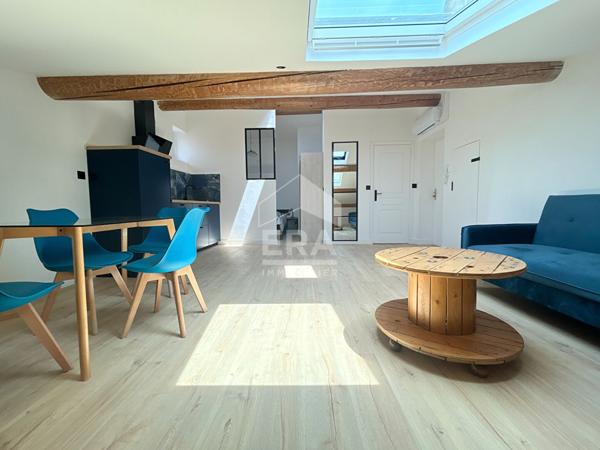 A LOUER 84240 LA TOUR D'AIGUES CENTRE VILLE APPARTEMENT MEUBLE TYPE 2 PIECES AVEC CAVE