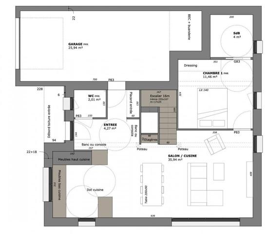 Maison contemporaine de 2025, 5 pièces, 4 chambres, de 108 M² sur 390 M² de terrain / ELVEN