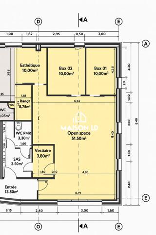 À LOUER - Local commercial 95 m² - bail tous commerces - Zone IFS , Ifs