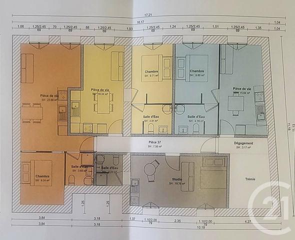 Immeuble à vendre  265 m2 MONTLUCON - 03