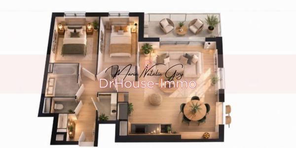 Appartement à vendre 3 pièces de 63 m²