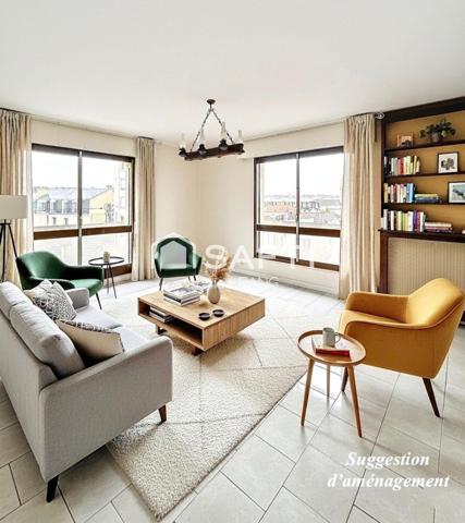 Lumineux 66 m² avec grand balcon, box et cave, au cœur de Villemomble à 7 min du RER E.