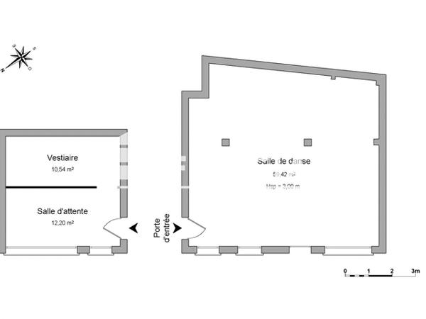 Location Local commercial 1 pièce 59 m² - 9 RUE GENERAL DUBAIL Lorient 56100