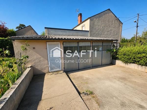 Maison, deux chambres, travaux à prévoir