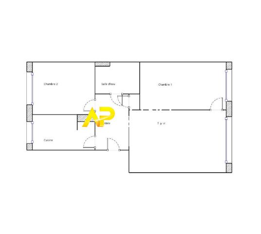 Sartrouville - La Vaudoire centre-ville - Appartement 3 pièces de 51 m² avec parking et cave 209 000 € ** - Référence 9551