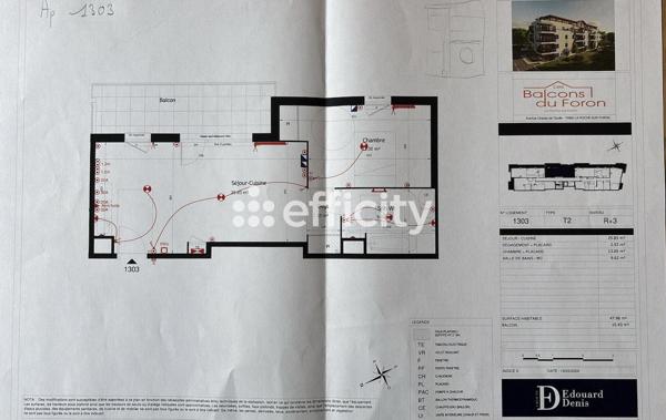 Appartement 2 pièces - 50 m²