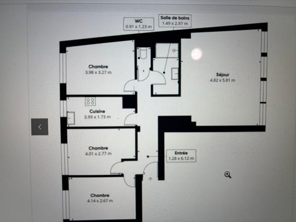 Appartement Paris 4 pièce(s) 90.43 m2