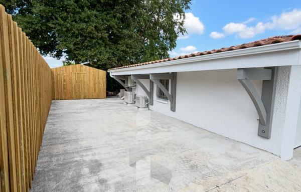 Charmante maison rénovée en plein centre de Marcheprime   88 m2 habitables sur un terrain de 619 m2