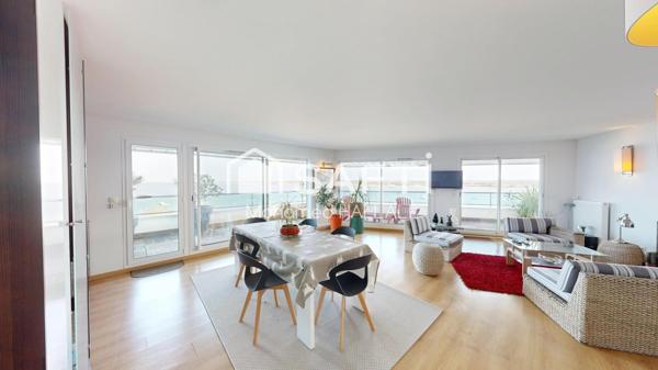 1 ère ligne,147 m², vue mer, garage et cave