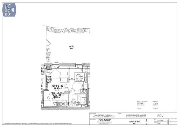 Appartement à louer 2 pièces 41.3m² Dole (39100)