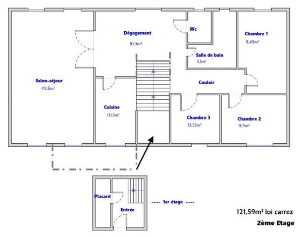 Millau (12100) Immeuble de rapport à deux pas des Quais - Millau