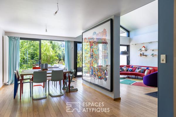 Maison d’architecte signée Jacques Mattern avec jardin