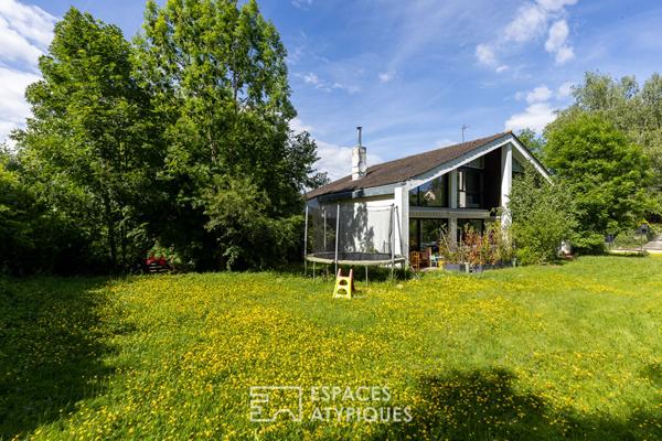Maison d’architecte signée Jacques Mattern avec jardin