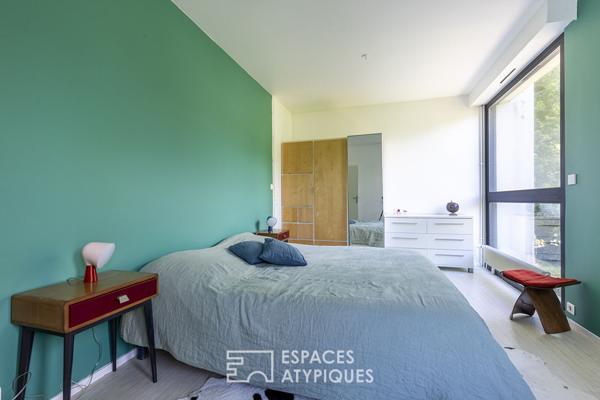 Maison d’architecte signée Jacques Mattern avec jardin