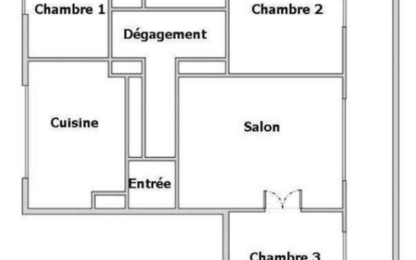 Appartement à vendre    4 pièces • 76,52 m2 Marseille 14