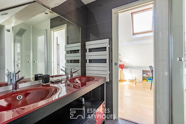 Maison de ville aménagée comme un appartement en triplex au coeur de Vineuil