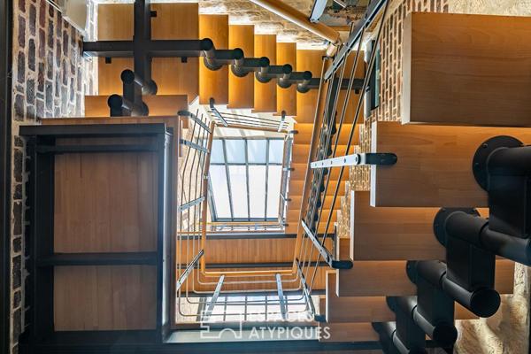 Maison de ville aménagée comme un appartement en triplex au coeur de Vineuil