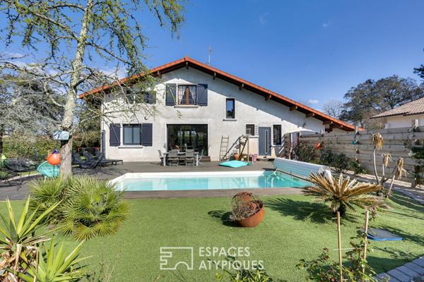 Villa Landaise de Caractère, l’Art de Vivre à 2 km de l’Océan