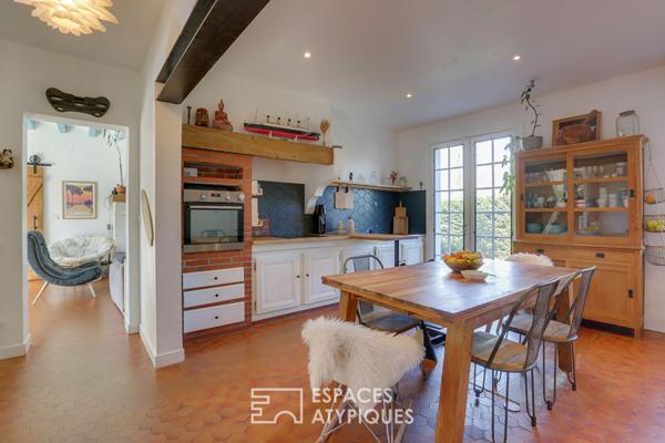 Villa Landaise de Caractère, l’Art de Vivre à 2 km de l’Océan