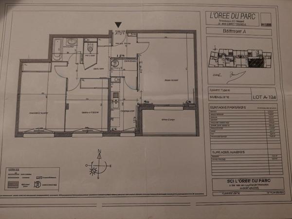 À deux pas du Parc Paysager, appartement 2 chambres lumineux,  
Saint nazaire 44600