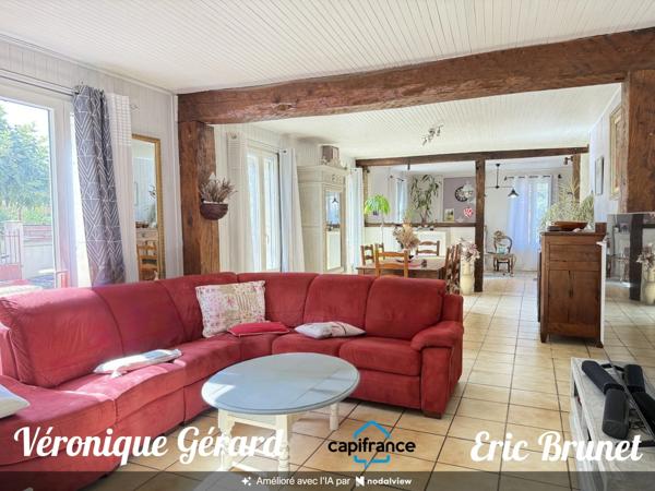 Maison de village en pierre de 126 M² plus un studio  de 37 M² pour une surface habitable totale d'environ 162 M²
